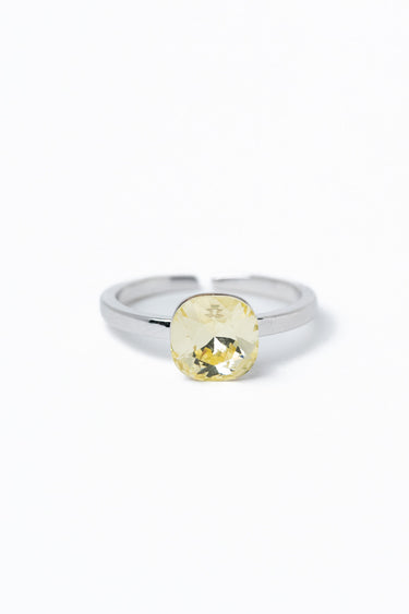 Mini Kat Ring - Silver Buttercream