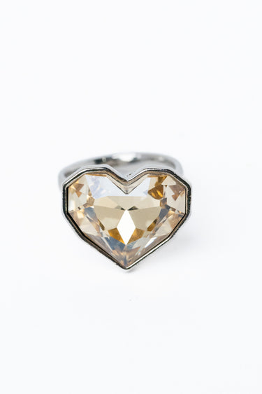 Adore You Ring - Silver Champagne