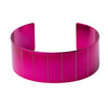 Across The Lines Bracelet - Liquid Metallic Ruby Kiss