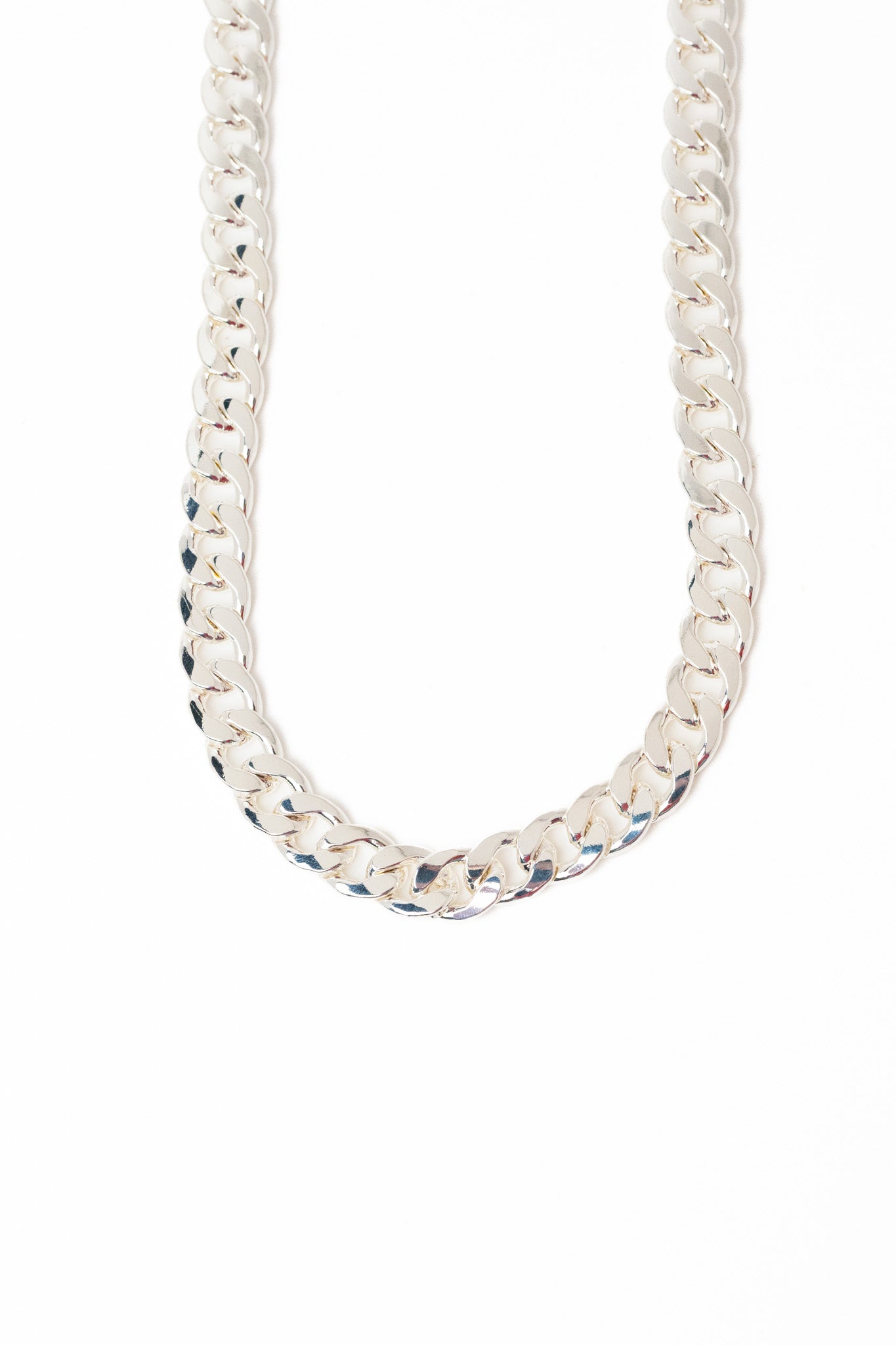 Unchained Dream Necklace - Liquid Metallic Pearl White
