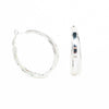 Christine Earrings - Liquid Metallic Pearl White