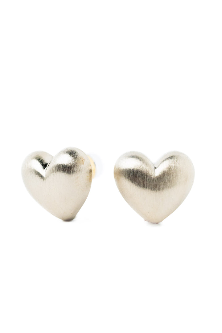 Carys Earrings - Metallic Linen