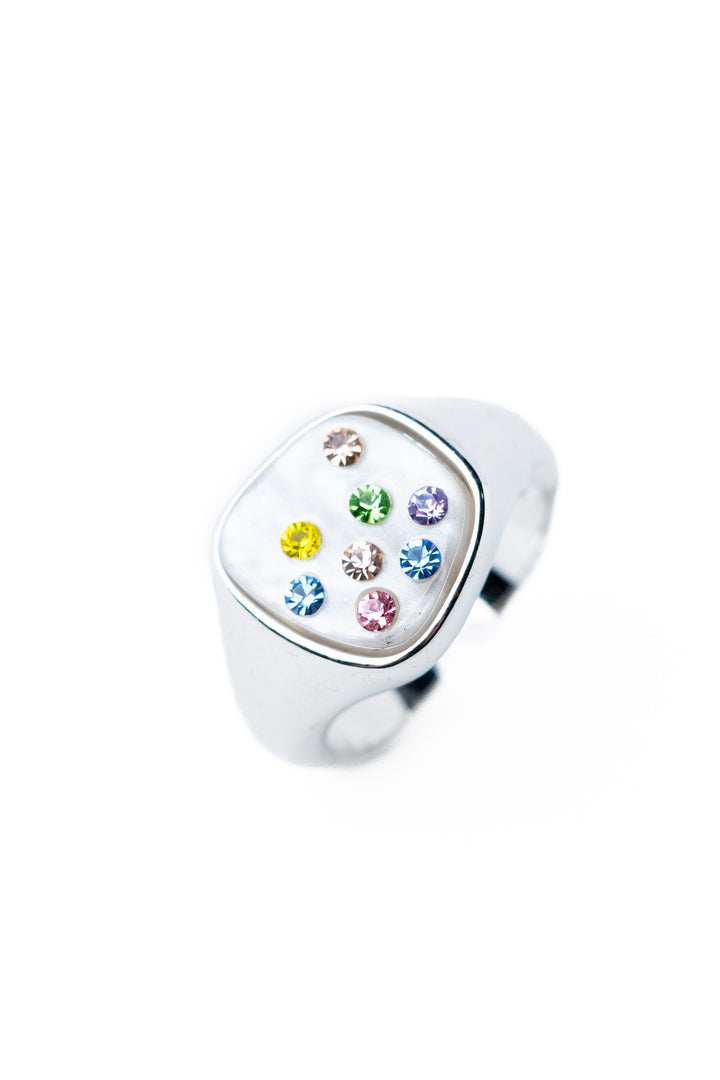 Positive Vibes Ring - Silver