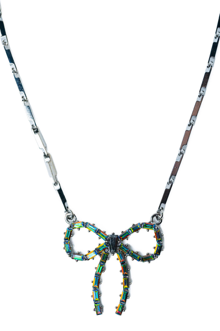 Camille Necklace - Gunmetal Volcano