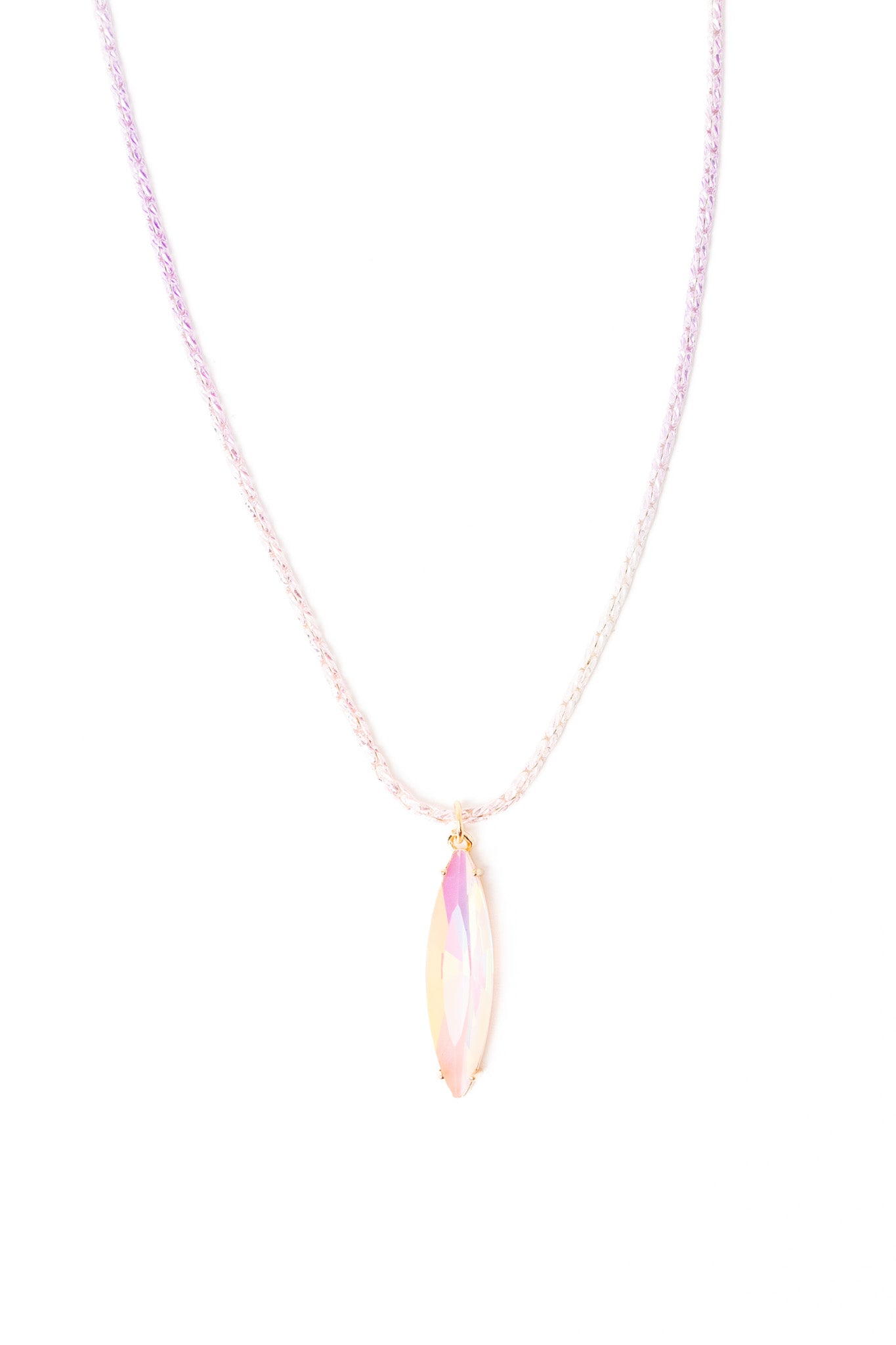 Skyline Drop Necklace - Ombre Metallic Petal