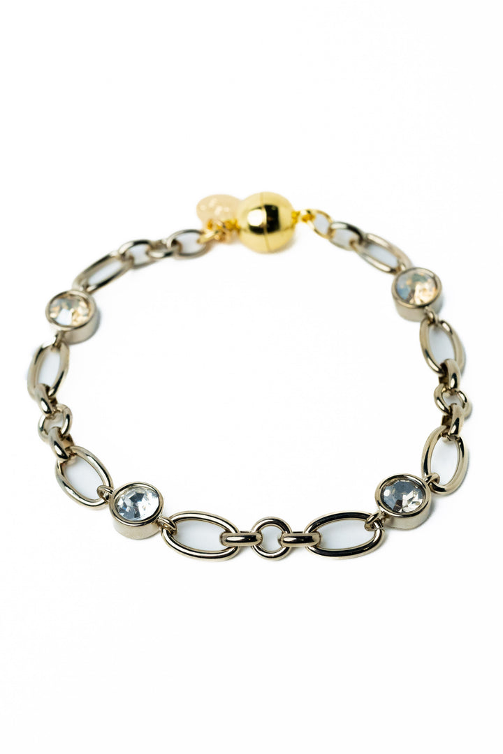 Bailey Bracelet - Metallic Linen