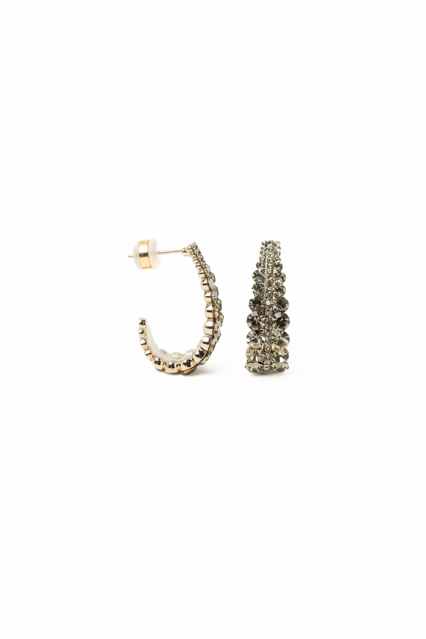 Just The Way Earrings - Linen Smokey