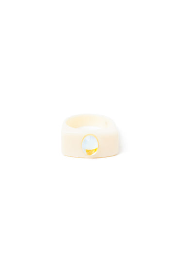 Candy Dot Ring - Cream Butter