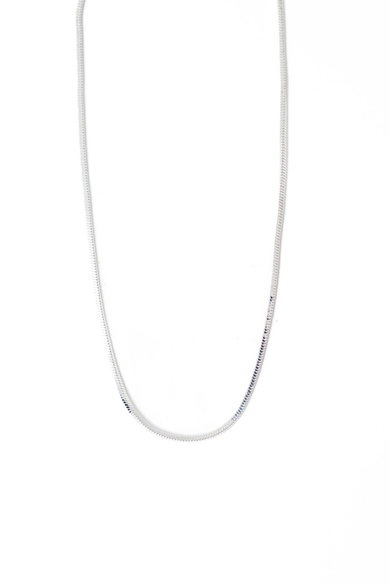 Itsy Portia Necklace - Liquid Metallic Pearl White