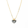 Glow Heart Short Necklace - Gold Smokey