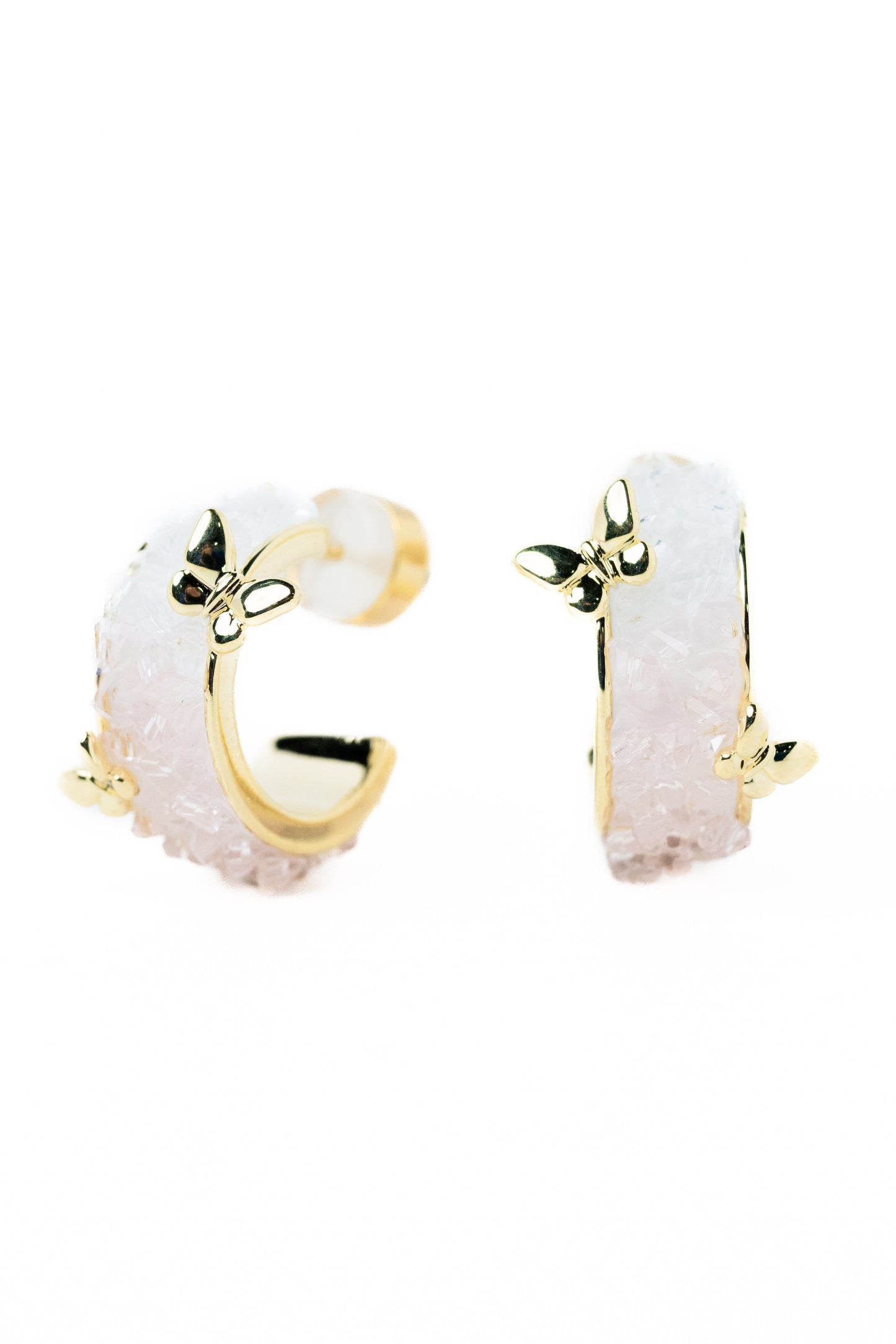 Butterfly Kisses Earrings - Petal
