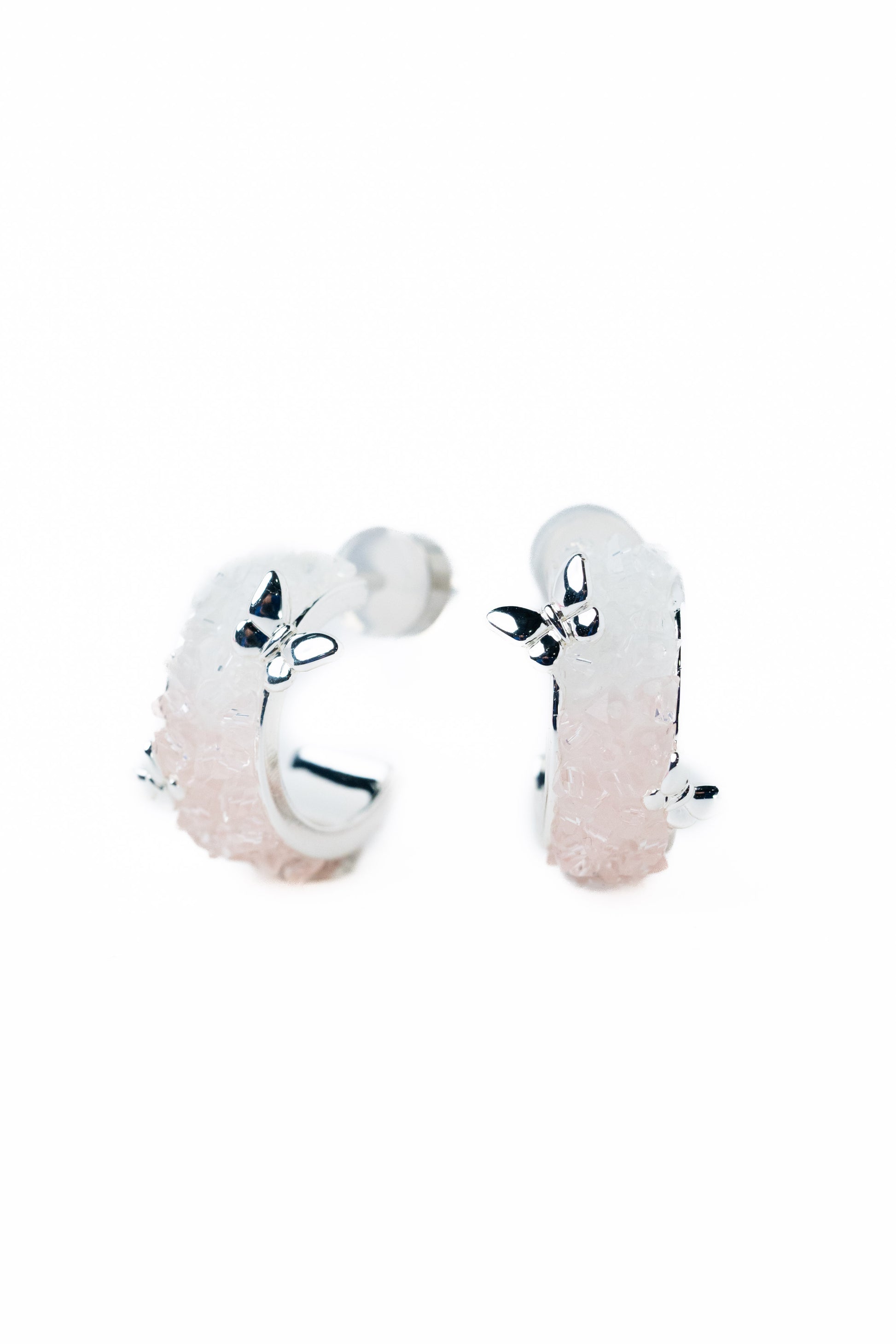 Butterfly Kisses Earrings - Petal