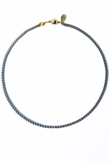 Freestyle Necklace - Liquid Metallic Moonstone