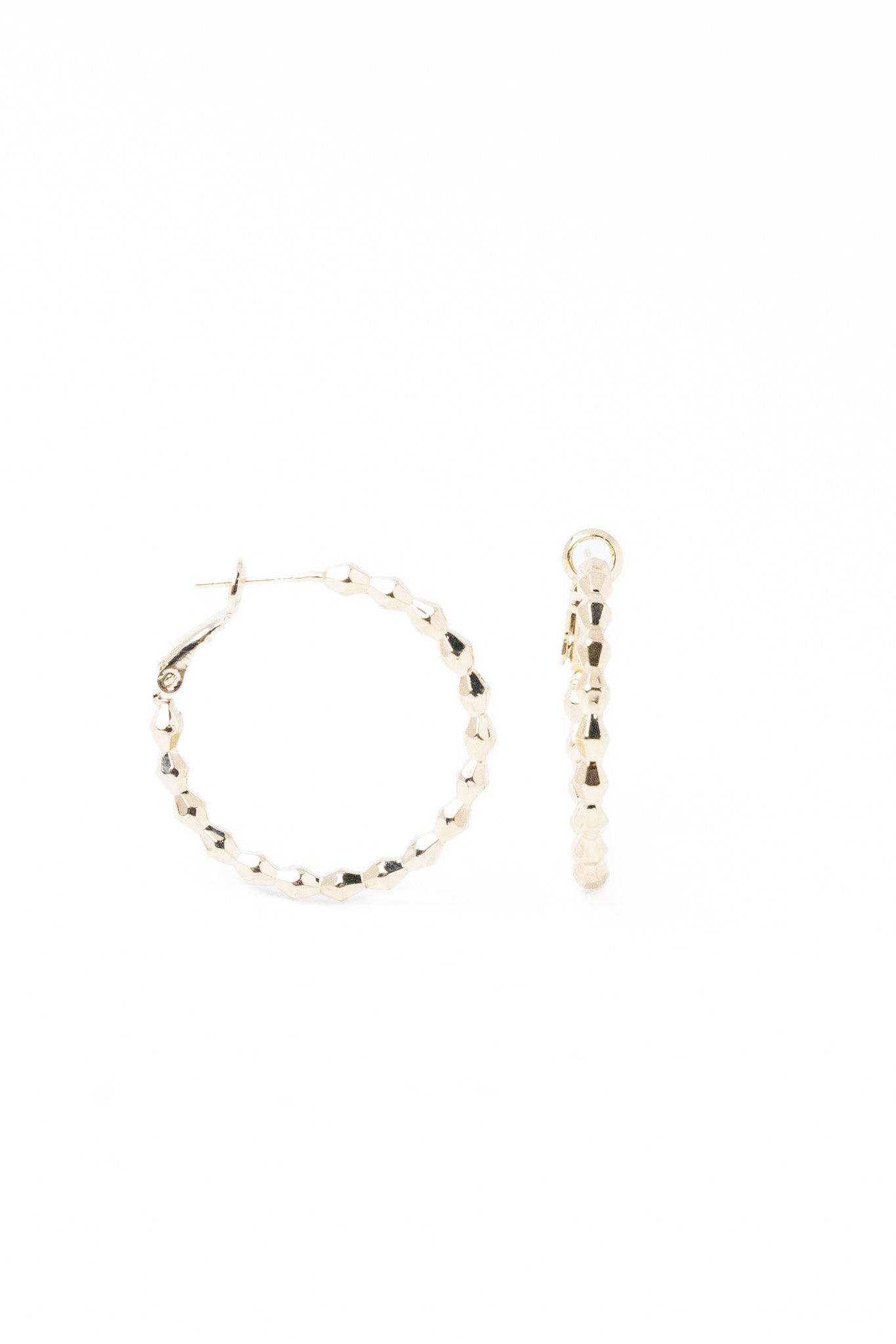Emmie Sue Earrings - Metallic Linen