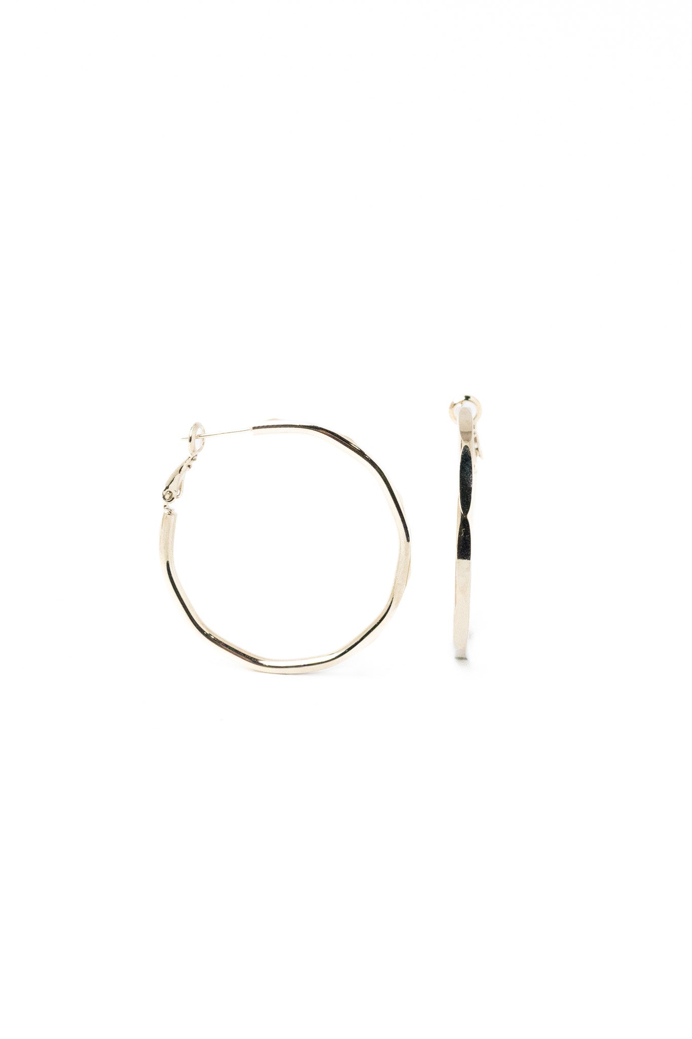 Serenity Earrings - Metallic Linen