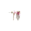 I'm In Love Earrings - Metallic Linen