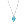 Marianne Necklace - Silver Aqua