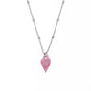 Marianne Necklace - Silver Pink