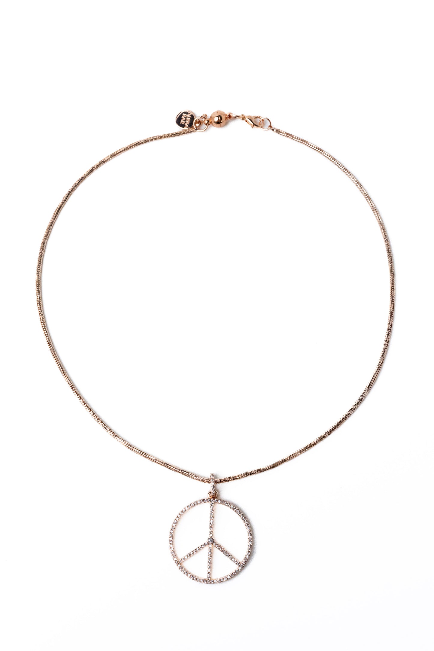 Let It Be Necklace - Light Rose Gold