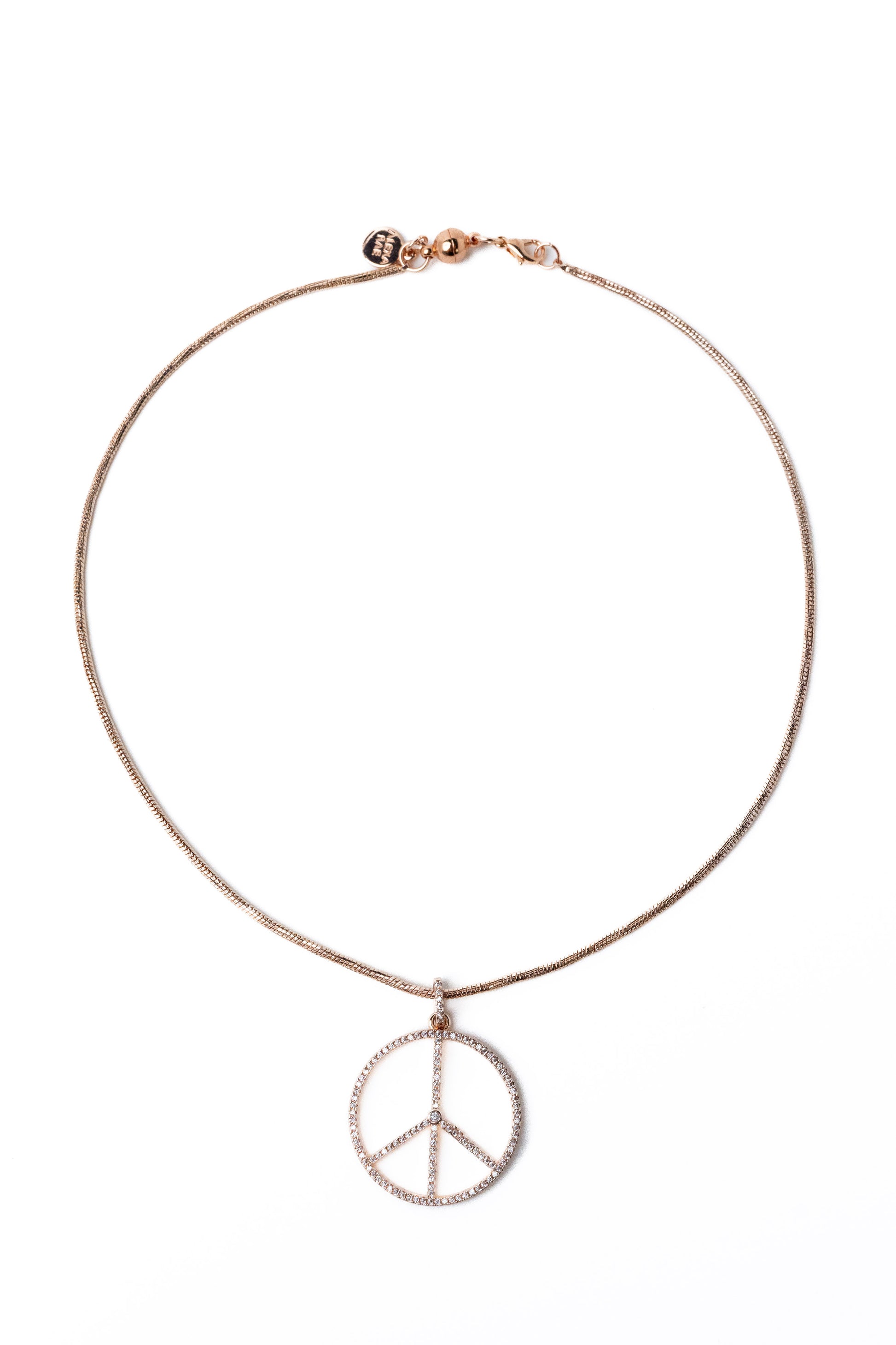 Let It Be Necklace - Light Rose Gold
