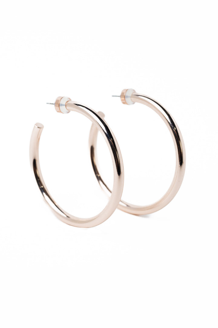 Josefina Earrings Large - Light Rose Gold