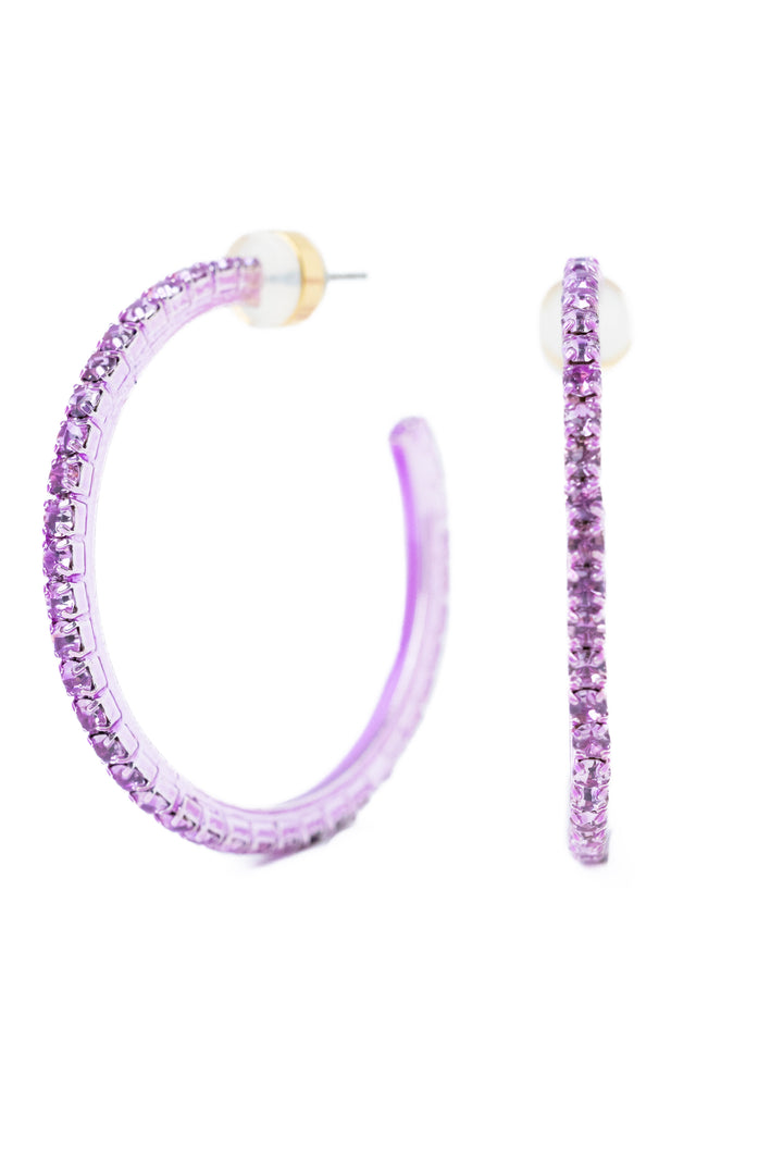 Ava Earrings - Metallic Cashmere Rose