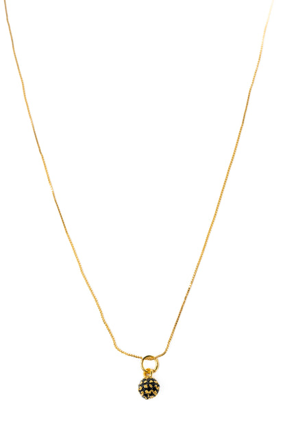 Comet Song Necklace - Gold Black
