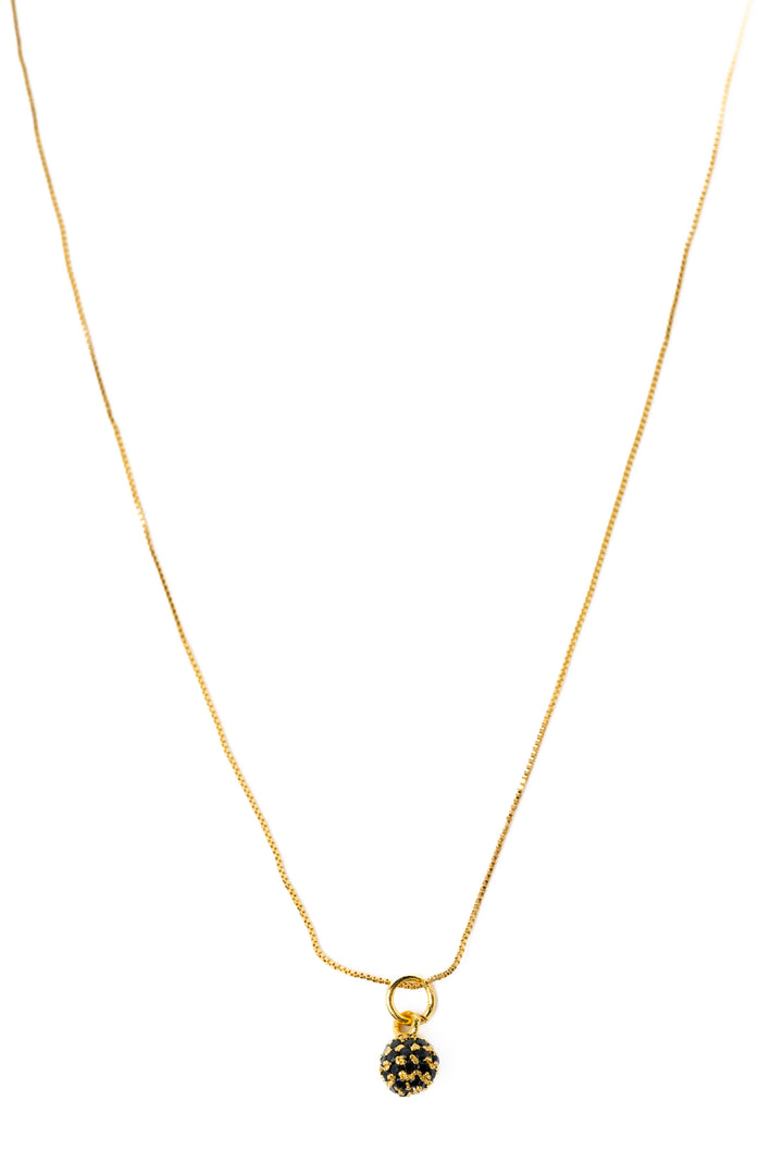 Comet Song Necklace - Gold Black