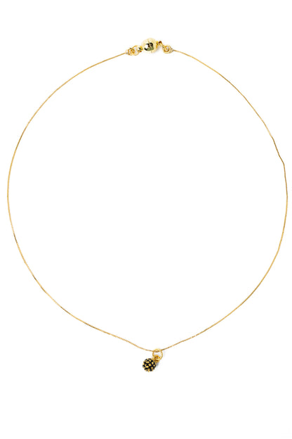 Comet Song Necklace - Gold Black