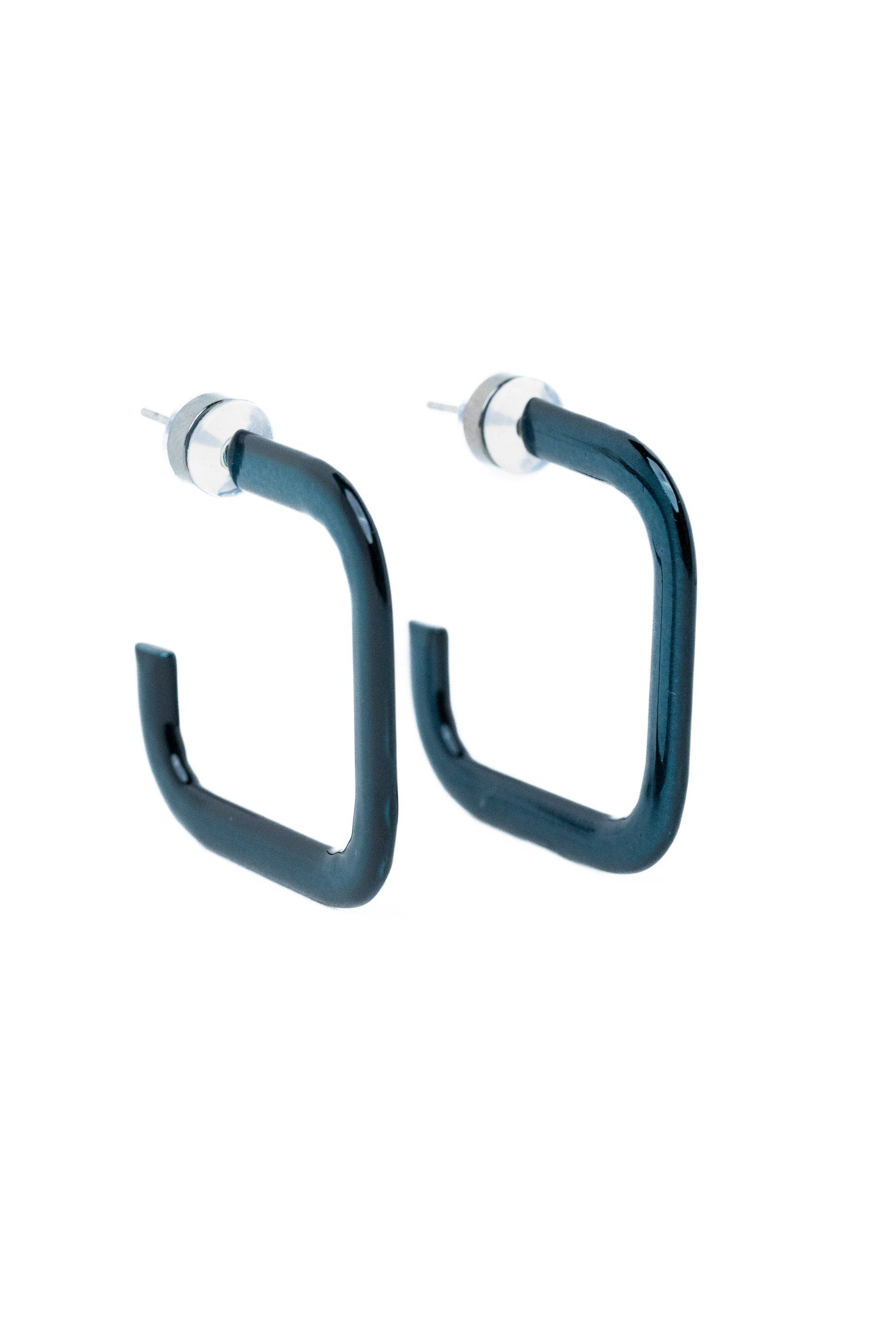 Purple Rain Earrings - Metallic Milky Way