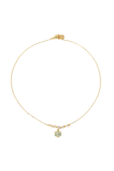 Moonfrost Kiss Necklace - Gold