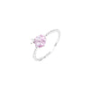 Lucky Bug Ring - Silver Petal