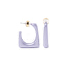 Lena Earrings - Metallic Lilac