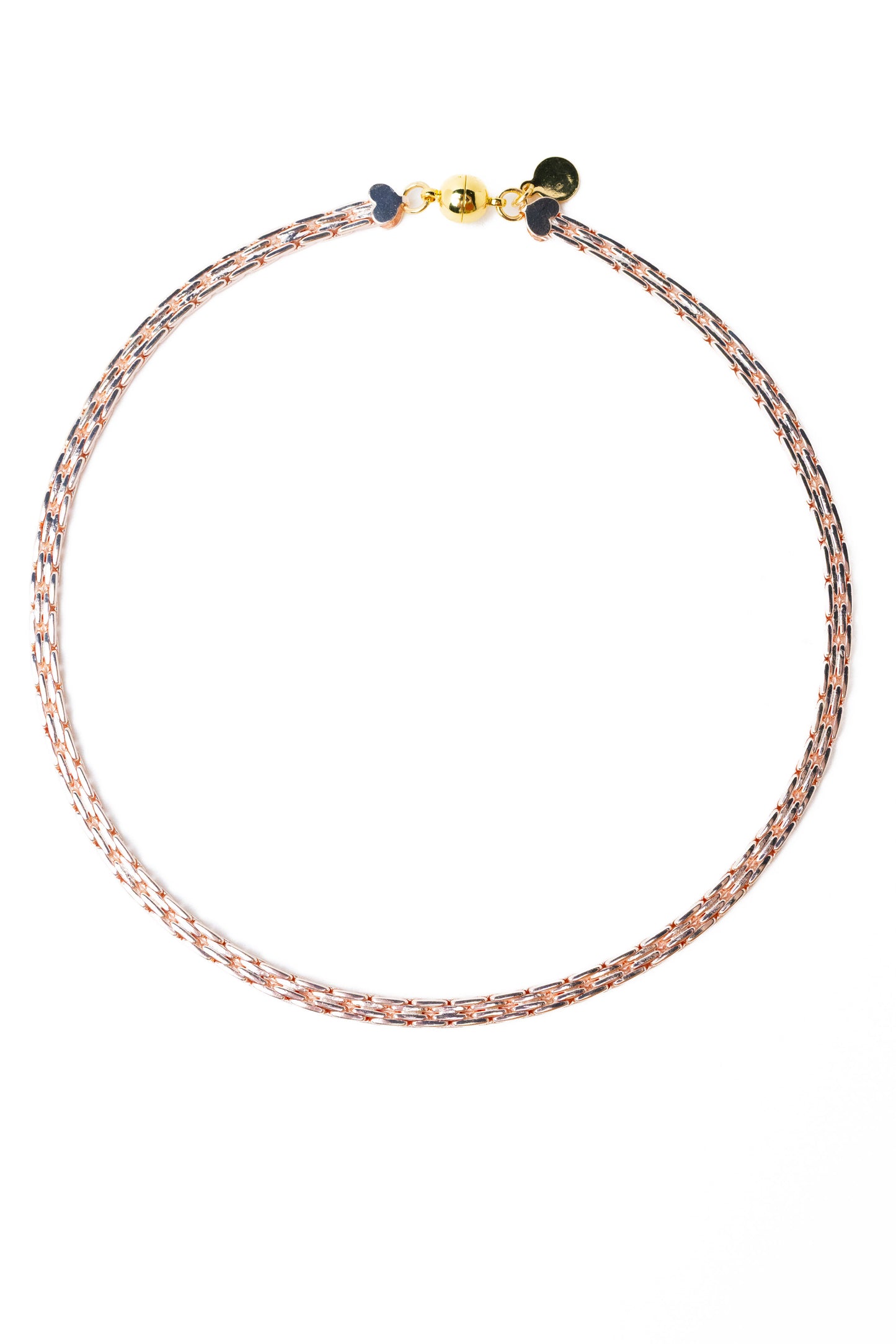 Illusion Of Time Necklace - Metallic Coconut