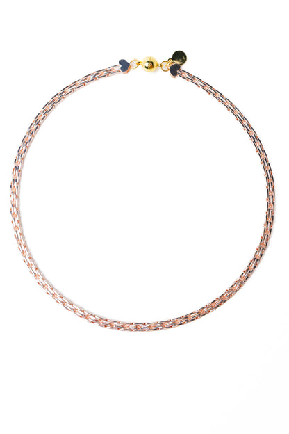 Illusion Of Time Necklace - Metallic Coconut