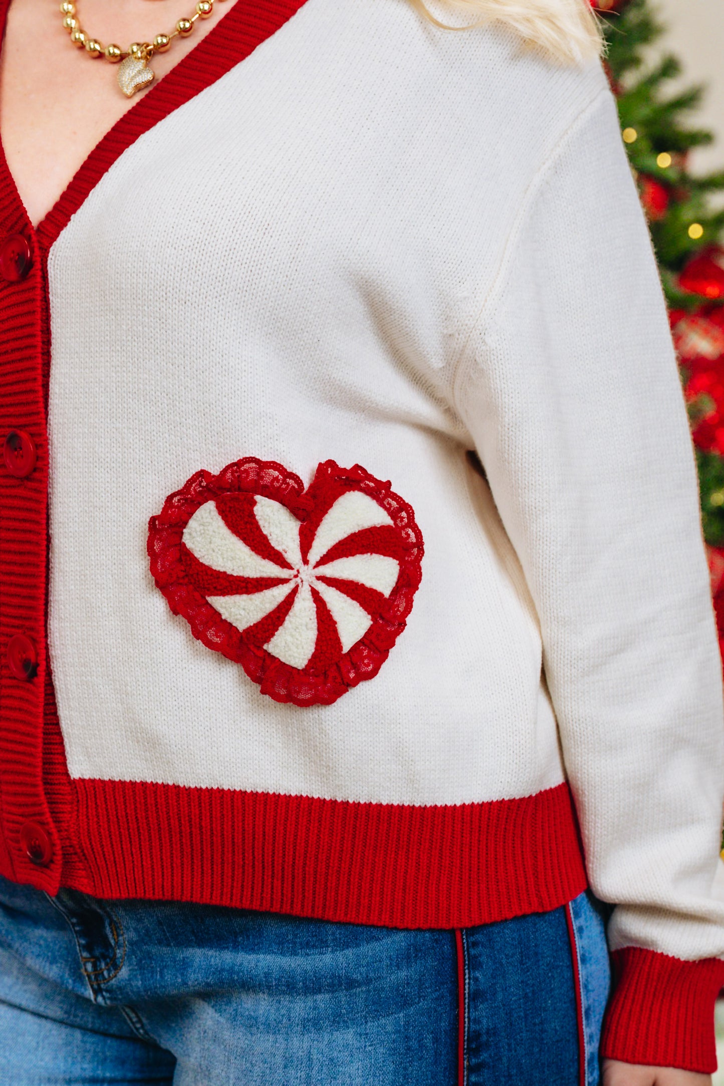 Peppermint Patty Cardigan
