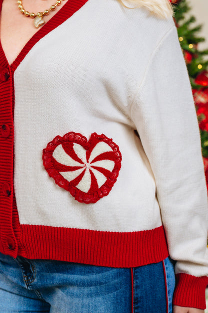 Peppermint Patty Cardigan