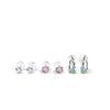 Arielle Earring Set - Silver Seaglass