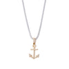 Anchors Aweigh Necklace - Silver Gold