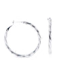 Lucca Earrings - Liquid Metallic Pearl White