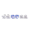 Story Of My Life Earrings - Silver Lavender Mist