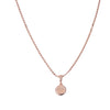 Mini Angels Hour Necklace - Light Rose Gold