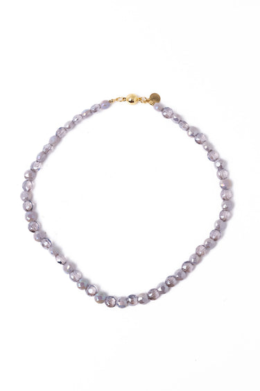 Shimmer Drop Necklace - Lilac Mist