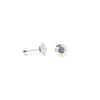 Prim Earrings Round - Silver Lilac Kiss