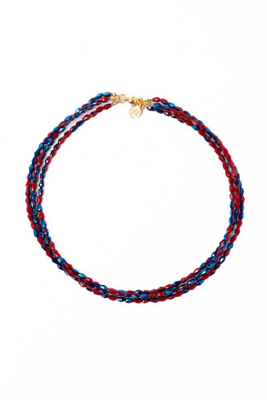 Liberty Glow Necklace - Strawberry Denim