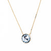 Crystal Glow Round Necklace - Air