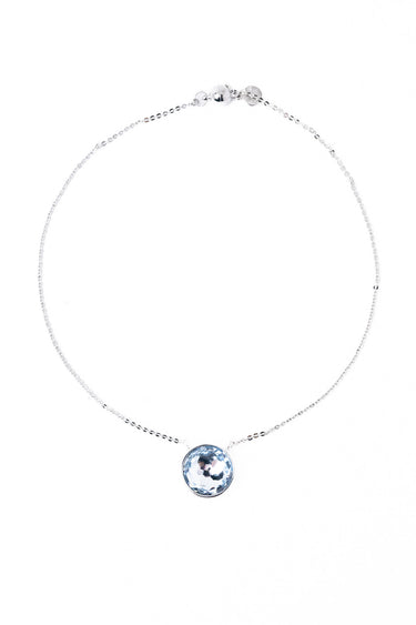 Crystal Glow Round Necklace - Air
