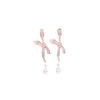 It's A Wrap Earrings - Metallic Coconut