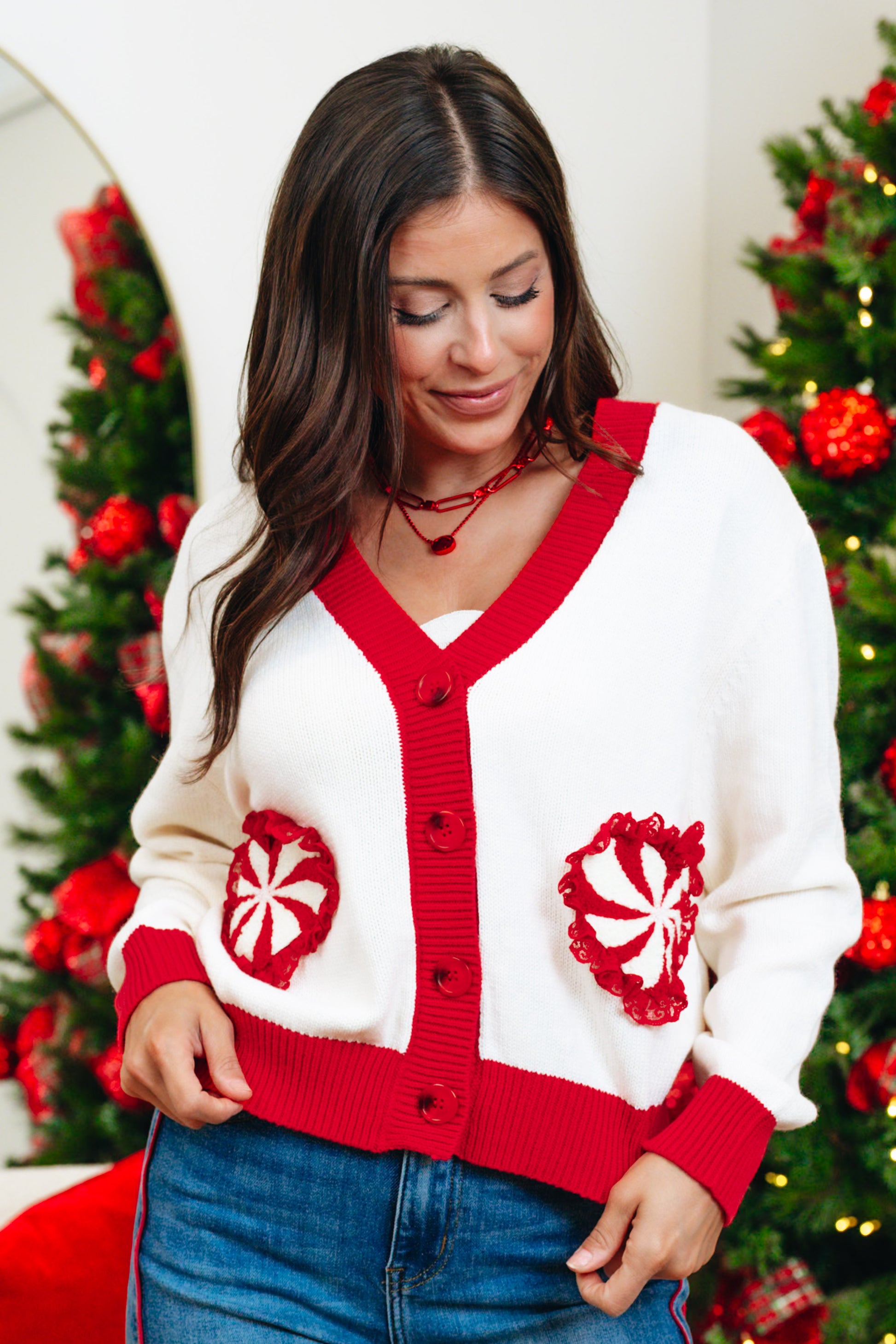 Peppermint Patty Cardigan