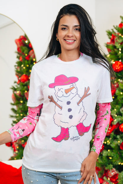 Snow Man Graphic Tee